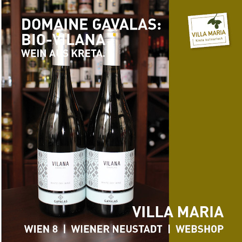 Villa Maria – Wein der Woche: Domaine Gavalas: Bio-Vilana