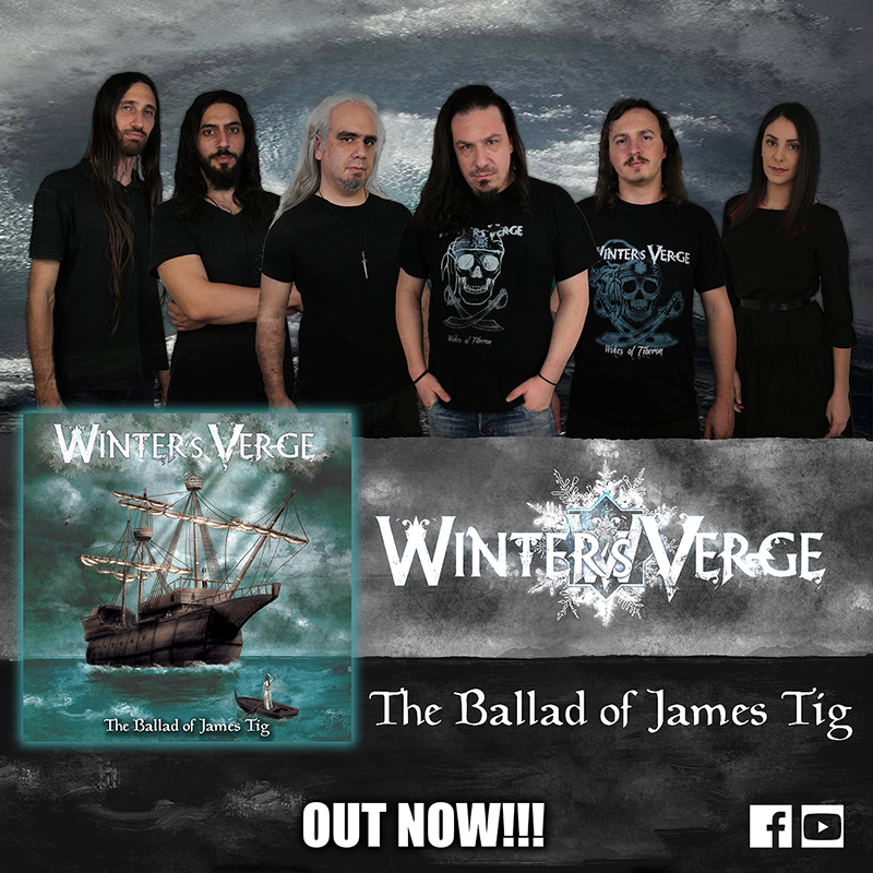 WINTER’S VERGE – single “Blood on the Foam” από το άλμπουμ “The Ballad of James Tig”