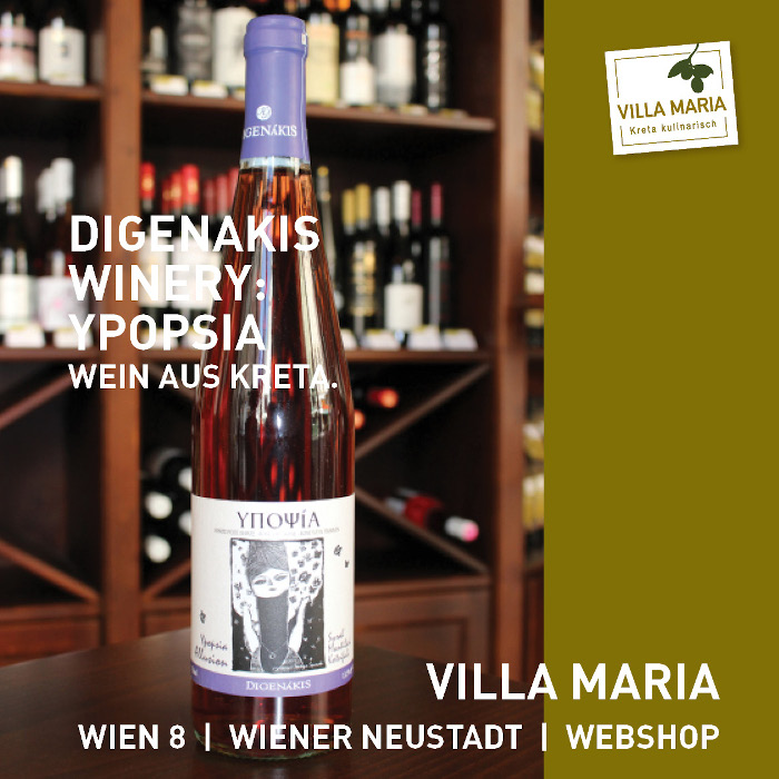 Villa Maria – Wein der Woche: Digenakis Winery: Ypopsia (Allusion)
