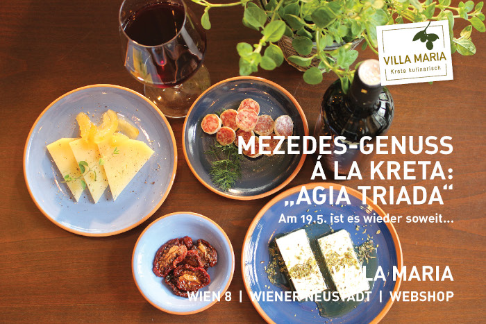 Villa Maria: Variation „Agia Triada“  τη μικρή συνοδεία κρασιού, die kleine Weinbegleitung