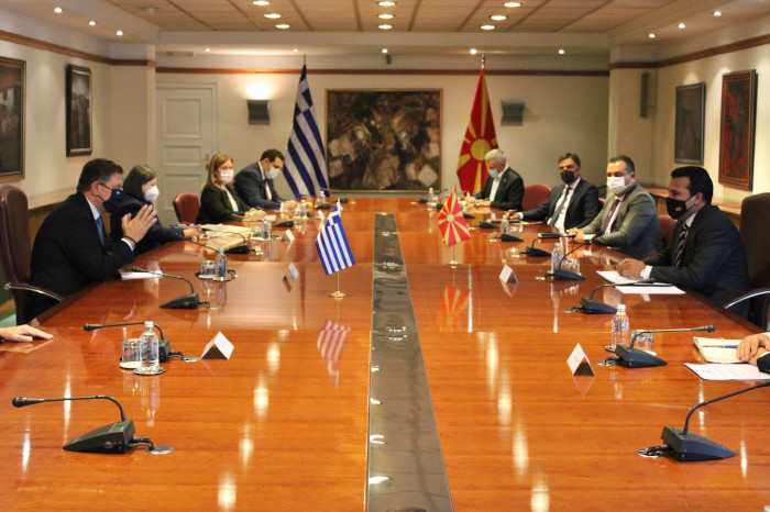 Συνάντηση Μιλτιάδη Βαρβιτσιώτη με τον Πρωθυπουργό της Βόρειας Μακεδονίας, Ζόραν Ζάεφ  