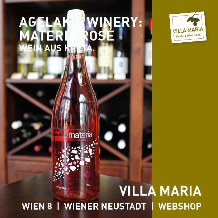 Villa Maria – Wein der Woche: Agelakis Winery – Materia Rosé