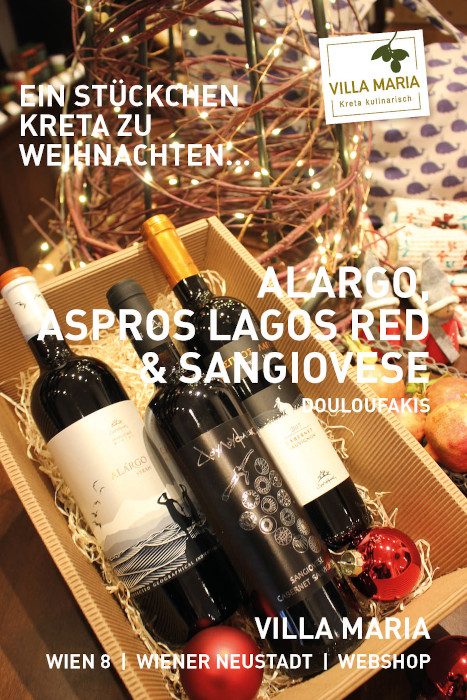 Ein Stückchen Kreta zu Weihnachten: Douloufakis Winery – Alargo, Aspros Lagos Red & Sangiovese…