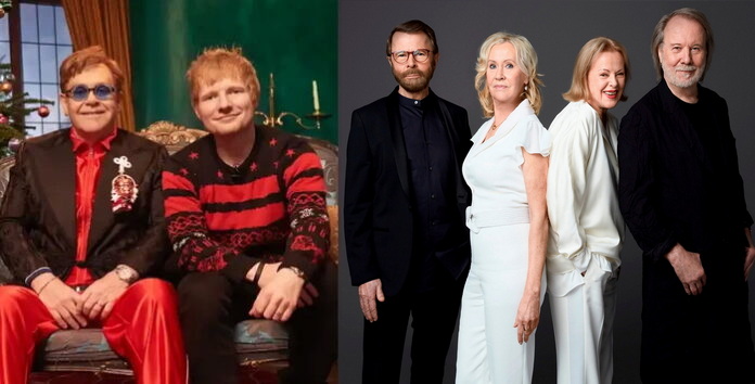 Ed Sheeran, Elton John και Abba κυκλοφορούν Χριστουγεννιάτικα τραγούδια
