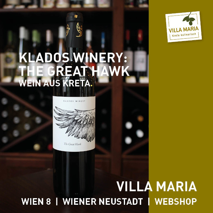 Villa Maria – Wein der Woche: Klados Winery – The Great Hawk (Muscat Spinas-Vidiano)