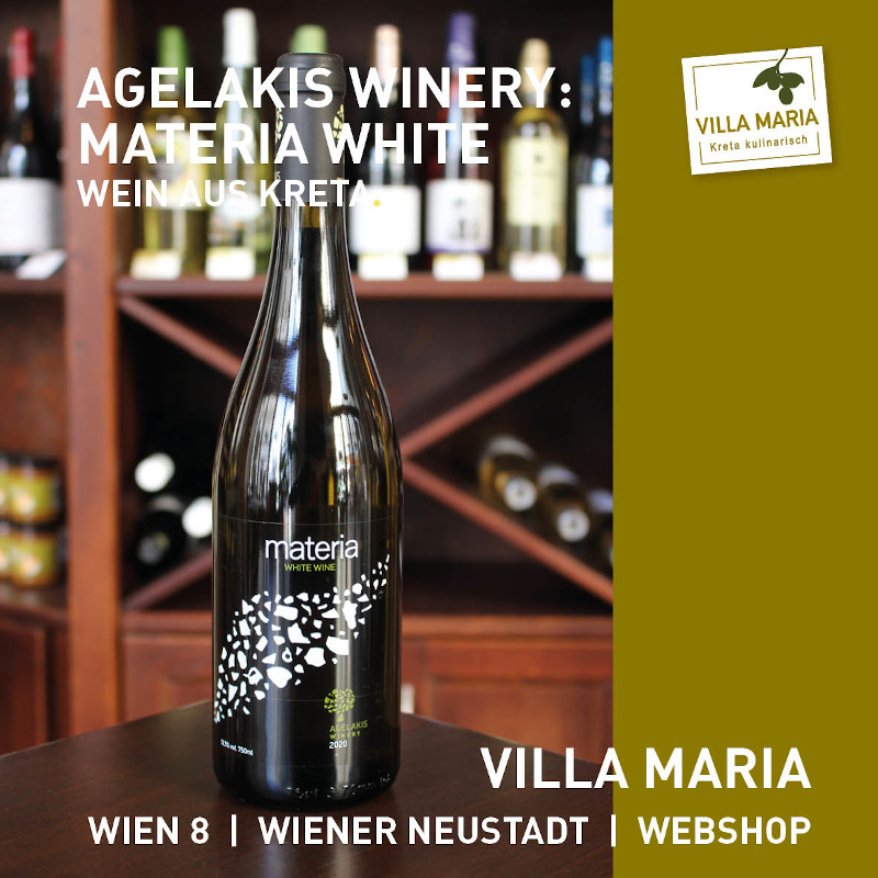 Villa Maria – Wein der Woche: Agelakis Winery – Materia White (Muscat Spinas)