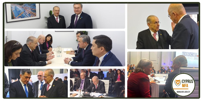 Διμερείς επαφές ΥΠΕΞ ΚΥΠΡΟΥ με τους ομολόγους του από το Καζακστάν και το Ουζμπεκιστάν