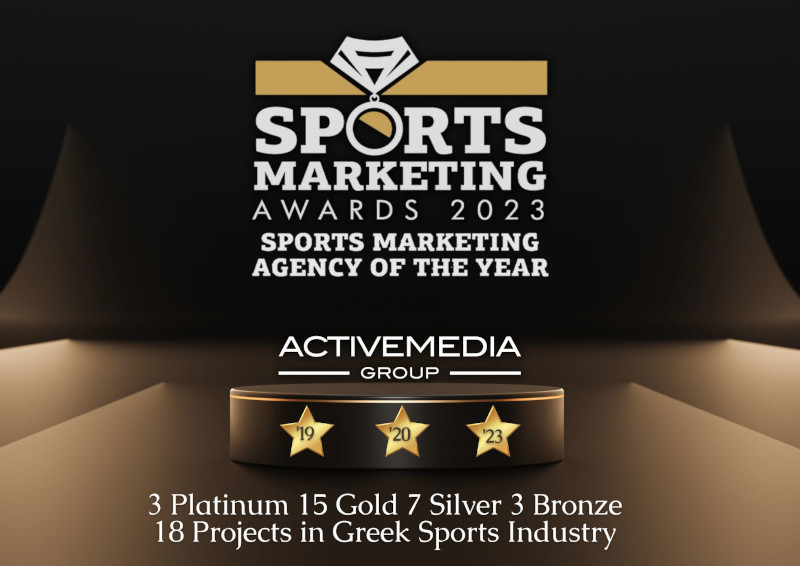 ActiveMedia Group: Τρίτη διάκριση ως Καλύτερο Sports Marketing Agency