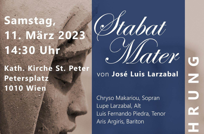 Παγκόσμια πρεμιέρα του “Stabat Mater” του Αργεντίνου συνθέτη Jose Luis Larzabal