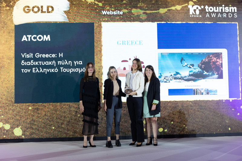Tourism Awards 2023: Χρυσή πρωτιά για το visitgreece.gr