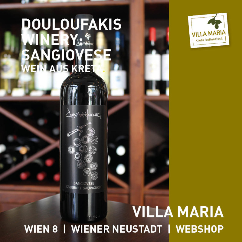 Villa Maria – Wein der Woche: Douloufakis Winery – Sangiovese (Sangiovese-Cabernet-Sauvignon)