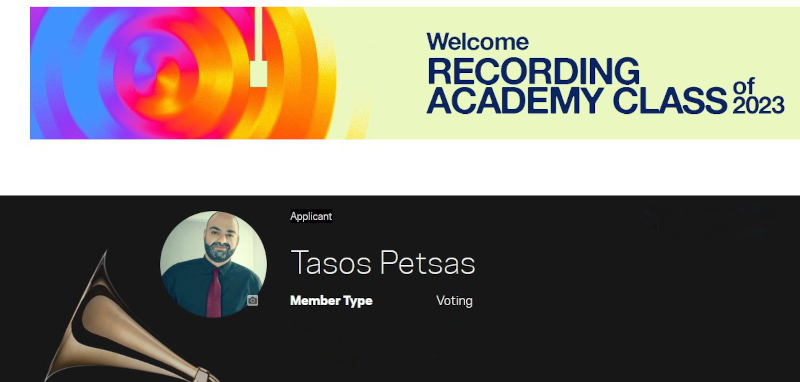 Στην επιτροπή ψηφοφορίας των βραβείων Grammy ο Έλληνας συνθέτης ηλεκτρονικής μουσικής Tasos P.