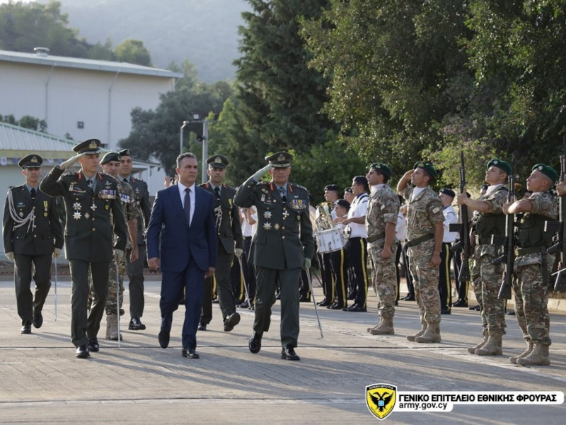 Τελετή Παράδοσης – Παραλαβής Καθηκόντων Αρχηγού Εθνικής Φρουράς Κύπρου