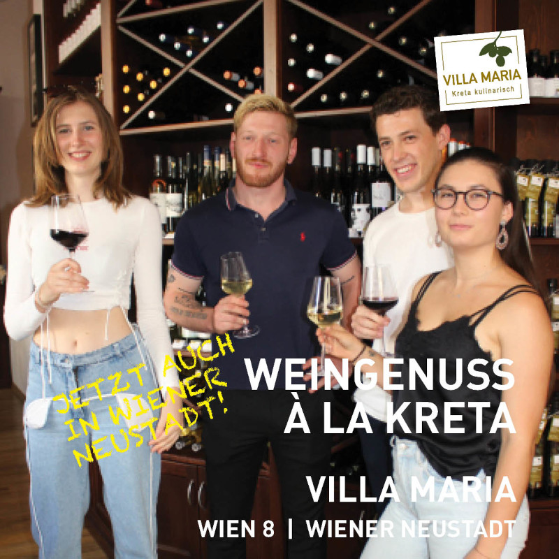 Weingenuss à la Kreta: Jetzt auch in Wiener Neustadt!