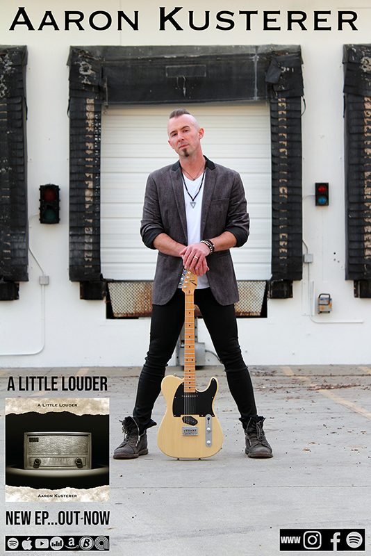 ARON KUSTERER – νέο EP “A Little Louder” κυκλοφορεί
