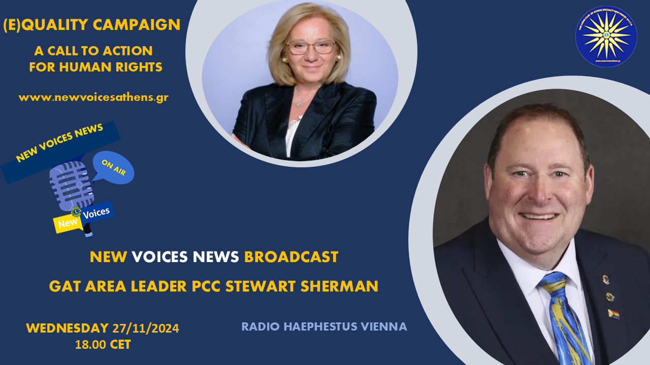 New Voices News Broadcast Welcomes GAT Area Leader PCC Stewart Sherman