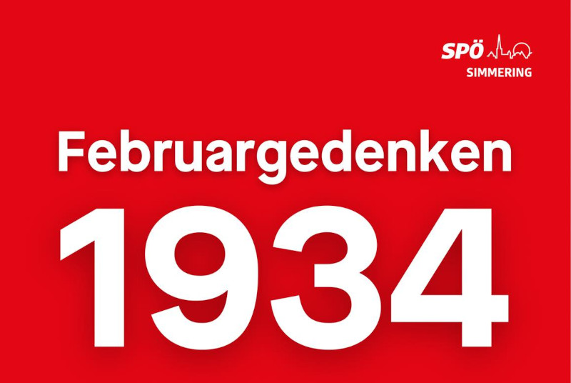  SPÖ Simmering: Februargedenken 1934 – Niemals vergessen!